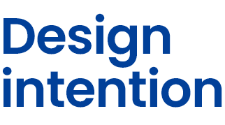 Design intention